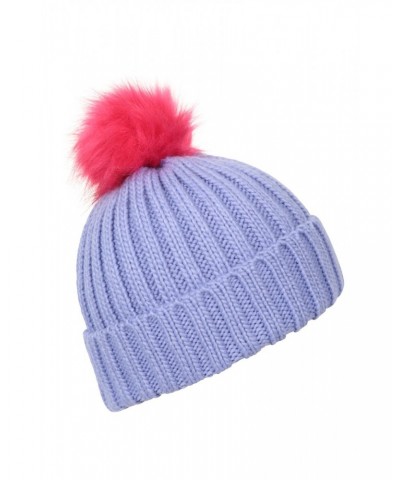 Geneva Kids Contrast Beanie Light Purple $11.20 Accessories