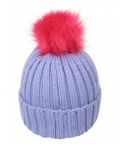 Geneva Kids Contrast Beanie Light Purple $11.20 Accessories