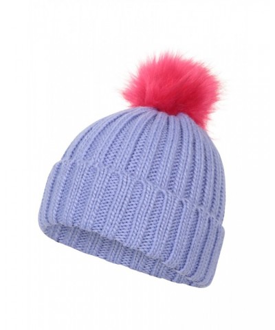 Geneva Kids Contrast Beanie Light Purple $11.20 Accessories