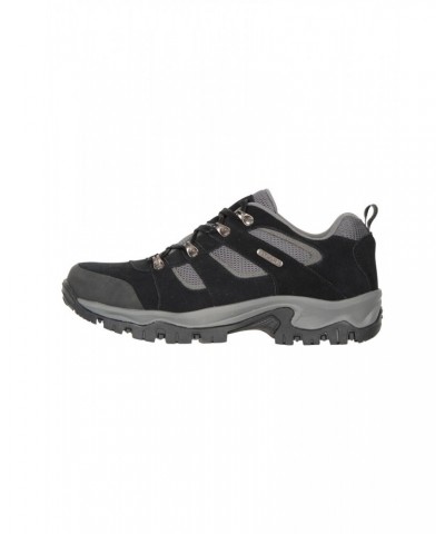 Voyage Mens Waterproof Hiking Shoes Jet Black $34.50 Footwear