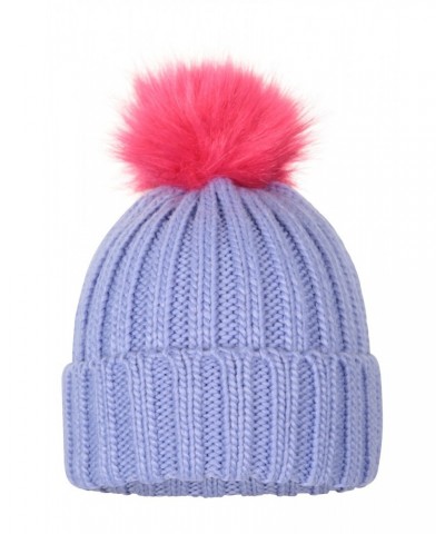 Geneva Kids Contrast Beanie Light Purple $11.20 Accessories