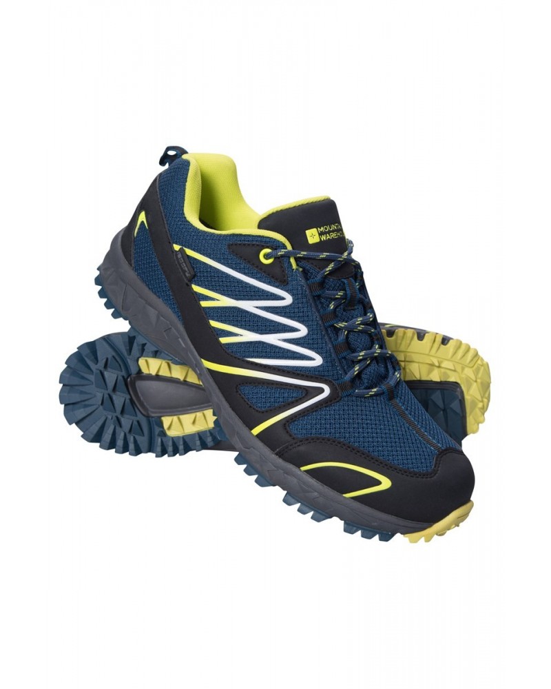 Enhance Waterproof Trail Mens Running Sneakers Petrol $21.20 Active