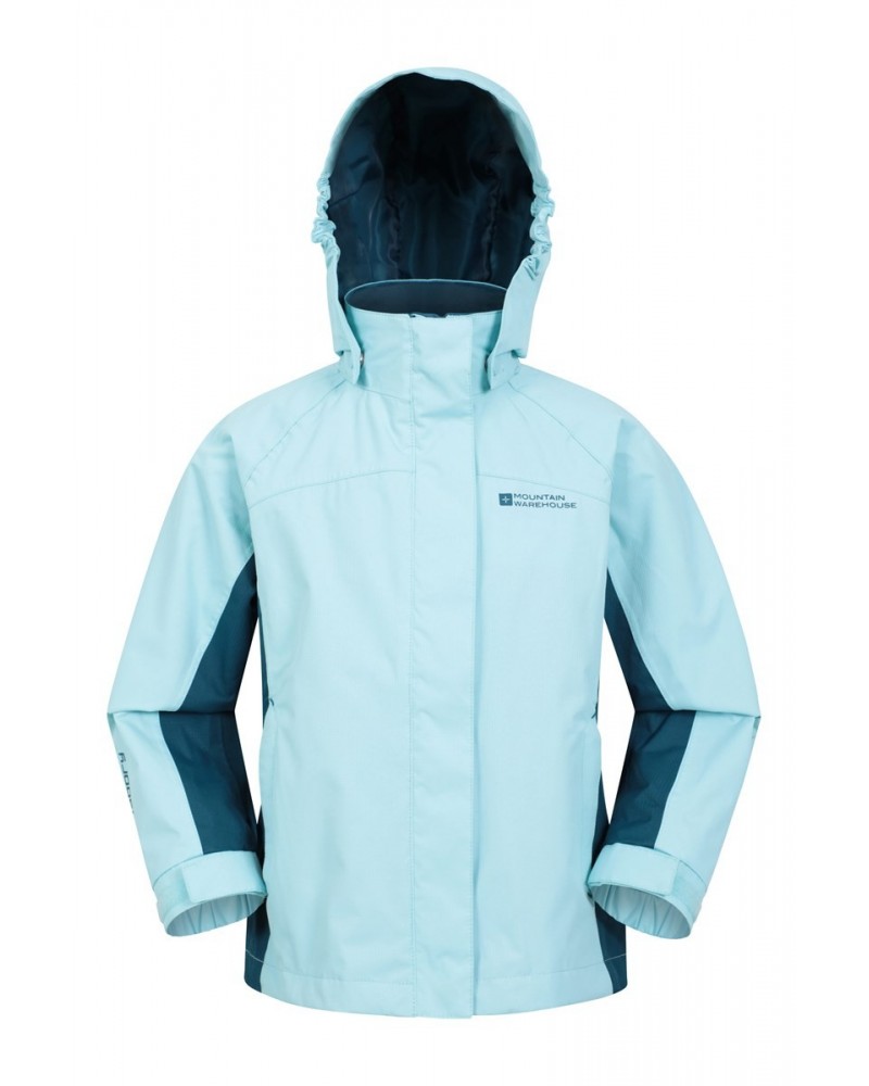 Shelly Kids Waterproof Jacket Turquoise $22.05 Jackets