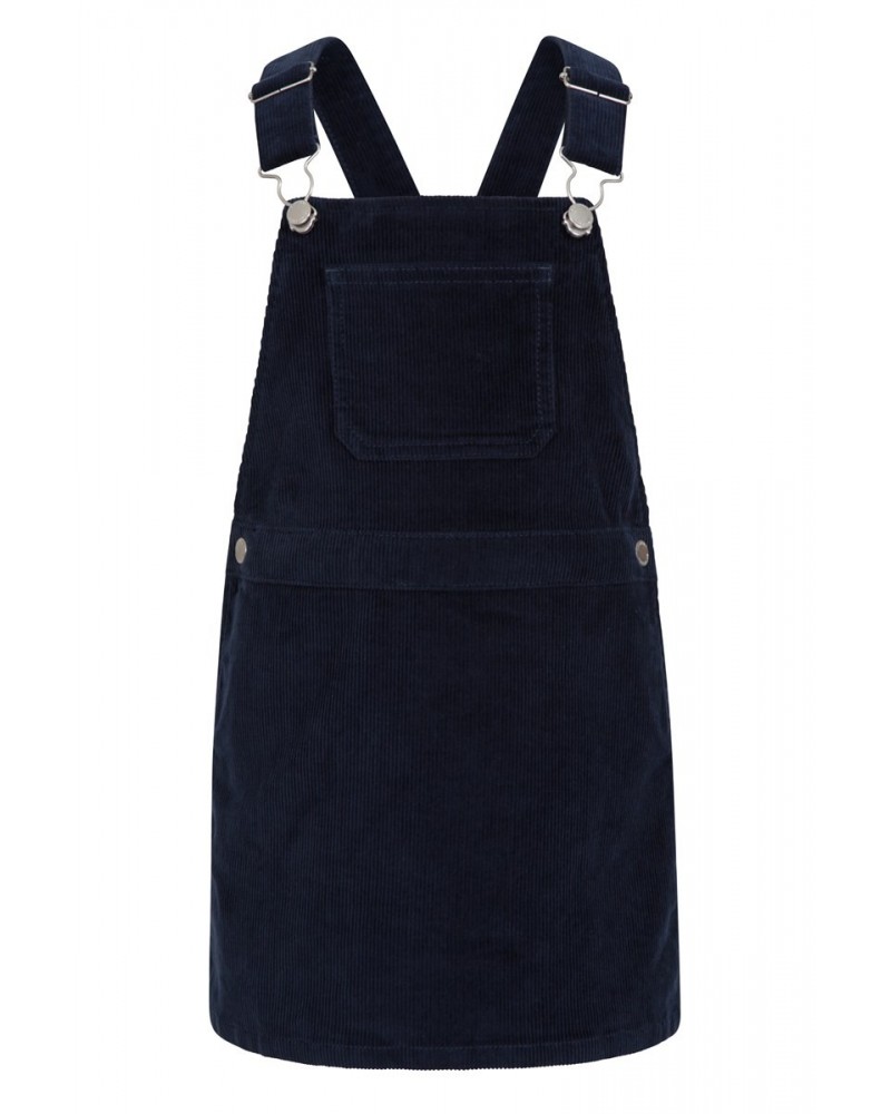 Kids Corduroy Pinafore Dress Navy $14.24 Dresses & Skirts