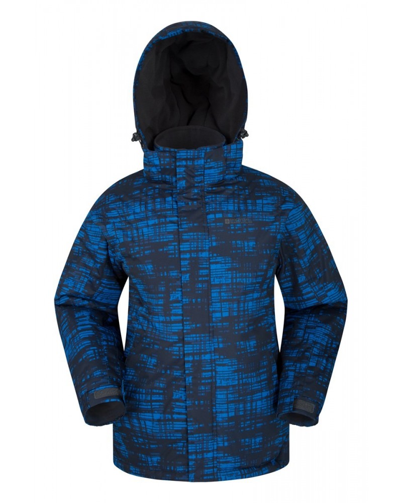 Shadow Mens Printed Ski Jacket Cobalt $22.55 Ski