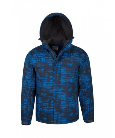 Shadow Mens Printed Ski Jacket Cobalt $22.55 Ski