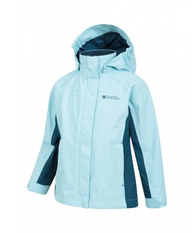 Shelly Kids Waterproof Jacket Turquoise $22.05 Jackets