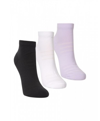 Womens Arch Support Sneaker Socks 3-Pack Black $9.17 Accessories