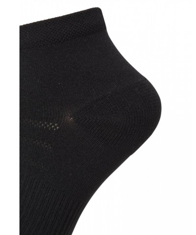 Womens Arch Support Sneaker Socks 3-Pack Black $9.17 Accessories