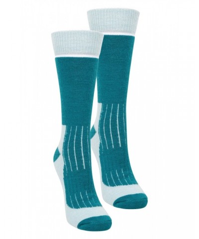 Explorer Womens Merino Thermal Socks 2-Pack Teal $14.35 Accessories