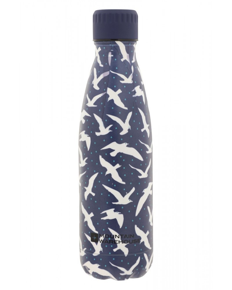 Printed Double-Walled Bottle - 16 oz Blue $14.74 Accessories