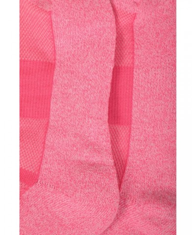 IsoCool Womens Trekker Quarter Length Socks Neon Brights $10.59 Accessories