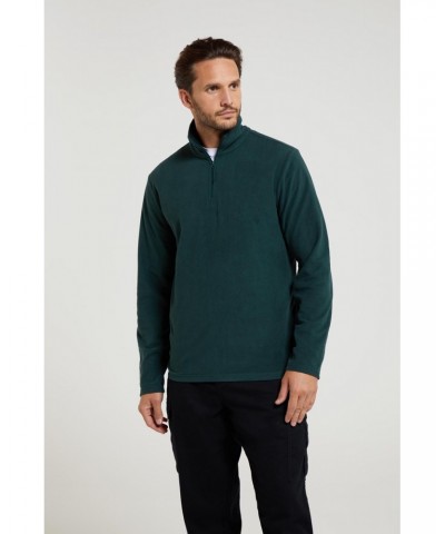 Camber II Mens Half-Zip Fleece Dark Green $14.30 Fleece