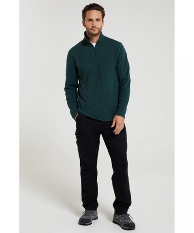 Camber II Mens Half-Zip Fleece Dark Green $14.30 Fleece