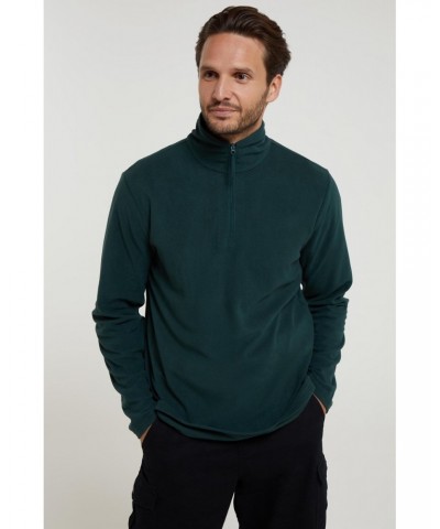 Camber II Mens Half-Zip Fleece Dark Green $14.30 Fleece