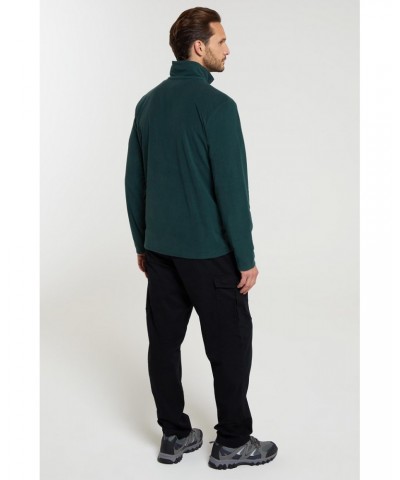 Camber II Mens Half-Zip Fleece Dark Green $14.30 Fleece