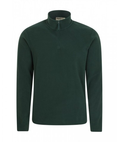 Camber II Mens Half-Zip Fleece Dark Green $14.30 Fleece