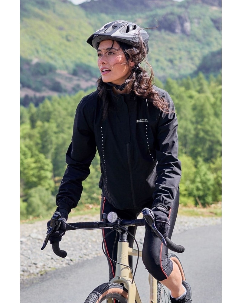 Pro Womens 2.5 Layer Cycling Jacket Black $33.59 Active