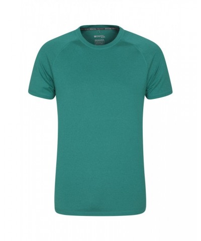 Agra Mens Melange T-Shirt Dark Green $14.84 Active