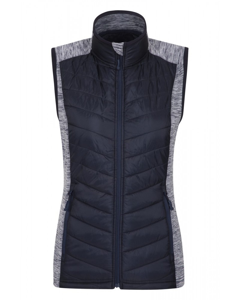 Action Padded Womens Insulated Vest Navy $29.14 Jackets