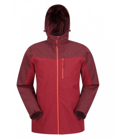 Brisk Extreme Mens Waterproof Jacket Dark Red $32.40 Jackets