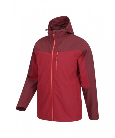 Brisk Extreme Mens Waterproof Jacket Dark Red $32.40 Jackets