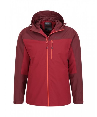 Brisk Extreme Mens Waterproof Jacket Dark Red $32.40 Jackets