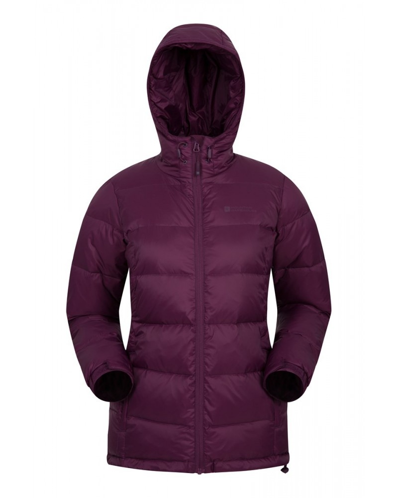 Aoraki Womens Down Jacket Dark Purple $29.45 Jackets