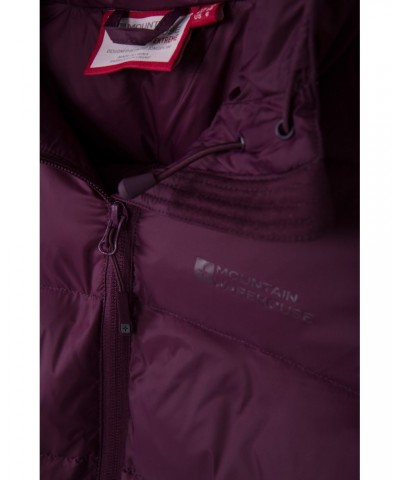 Aoraki Womens Down Jacket Dark Purple $29.45 Jackets