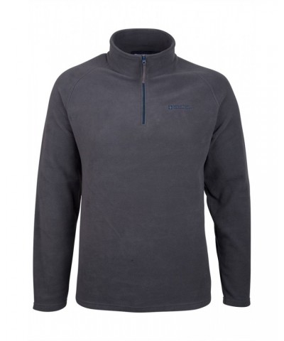 Snowdon Mens Micro Fleece Dark Grey $13.24 Fleece