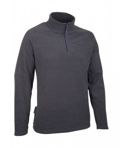 Snowdon Mens Micro Fleece Dark Grey $13.24 Fleece