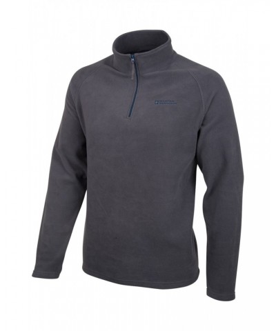 Snowdon Mens Micro Fleece Dark Grey $13.24 Fleece