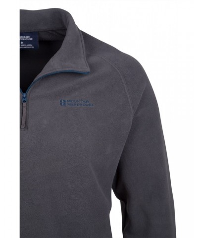 Snowdon Mens Micro Fleece Dark Grey $13.24 Fleece