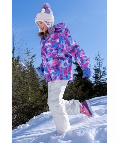 Kids Printed Ski Jacket & Pant Set Light Pink $29.90 Jackets