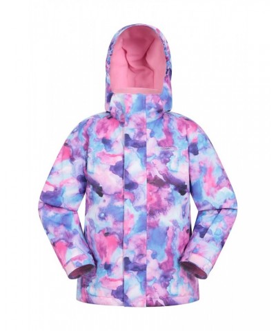 Kids Printed Ski Jacket & Pant Set Light Pink $29.90 Jackets