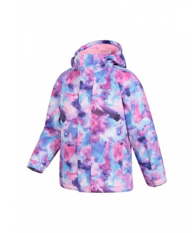 Kids Printed Ski Jacket & Pant Set Light Pink $29.90 Jackets