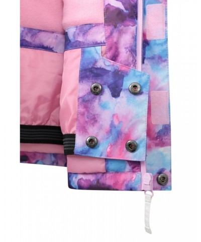 Kids Printed Ski Jacket & Pant Set Light Pink $29.90 Jackets