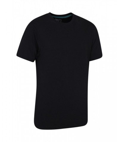 Eden Mens Organic Plain T-Shirt Black $10.00 Tops