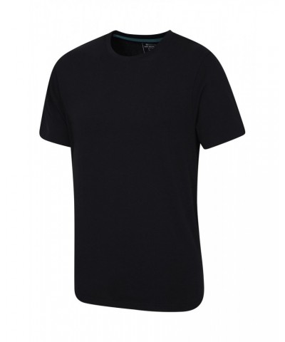 Eden Mens Organic Plain T-Shirt Black $10.00 Tops