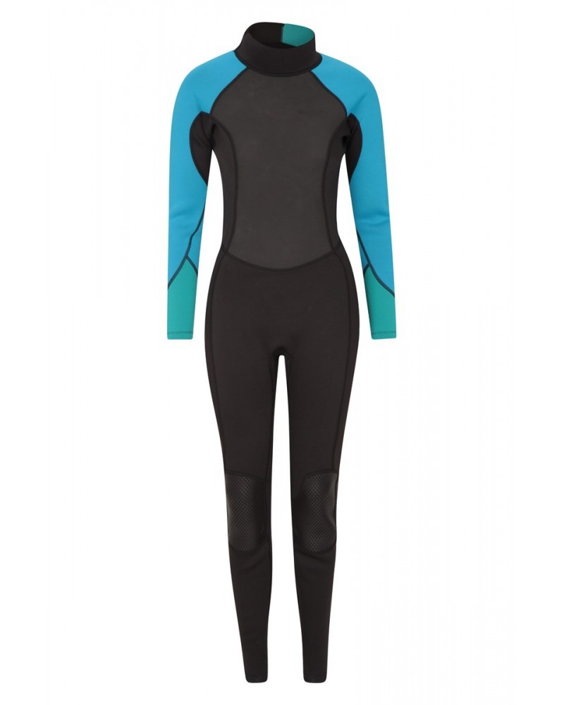 Womens Full 2.5/2mm Wetsuit Turquoise $56.09 Swimwear