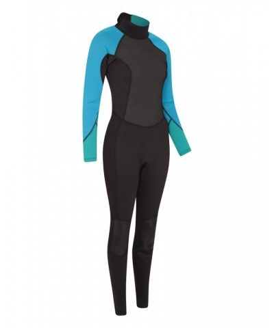 Womens Full 2.5/2mm Wetsuit Turquoise $56.09 Swimwear