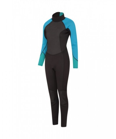 Womens Full 2.5/2mm Wetsuit Turquoise $56.09 Swimwear