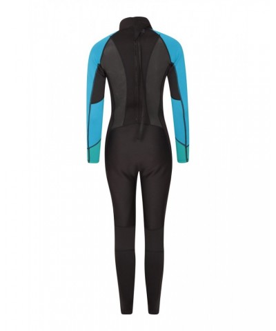 Womens Full 2.5/2mm Wetsuit Turquoise $56.09 Swimwear