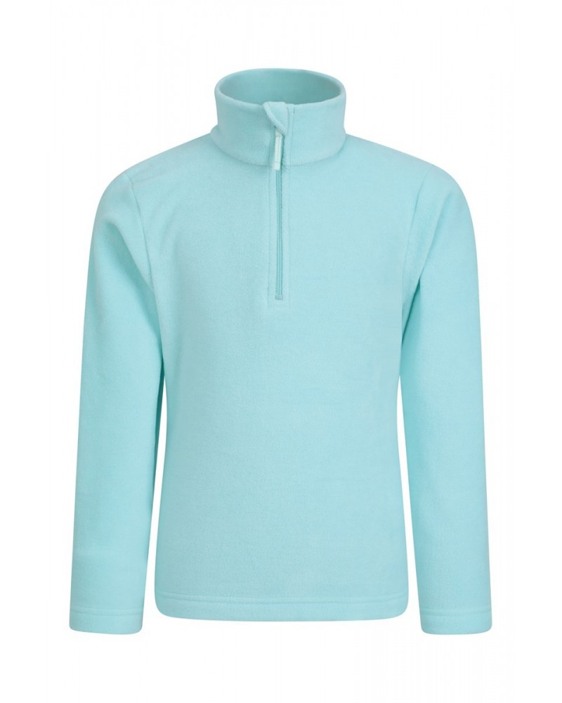 Camber II Kids Half-Zip Fleece Turquoise $11.39 Fleece