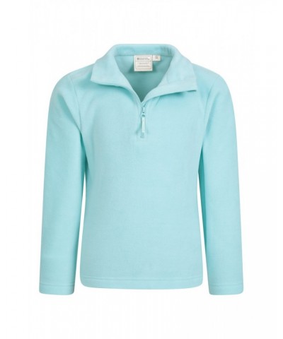 Camber II Kids Half-Zip Fleece Turquoise $11.39 Fleece