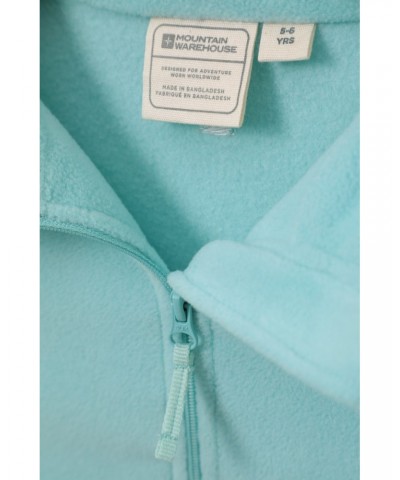 Camber II Kids Half-Zip Fleece Turquoise $11.39 Fleece