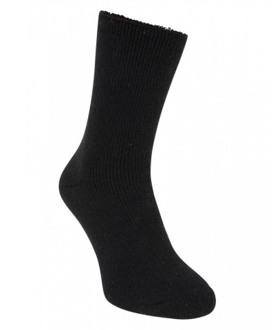 Extreme Mens Thermal Merino Wool Mid-Calf Socks Black $10.39 Accessories