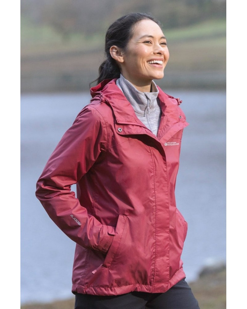 Torrent Womens Lightweight Waterproof Jacket Pink $22.79 Jackets