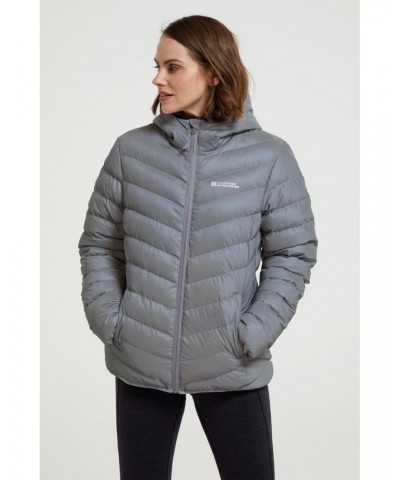 Seasons Womens Reflective Insulated Jacket Silver $39.19 Jackets