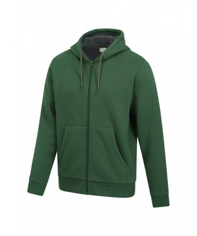 Dalton Mens Sherpa Lined Hoodie Khaki $24.00 Tops